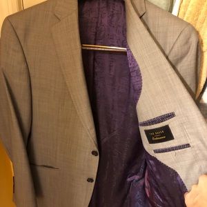 Gray Ted baker suit jacket